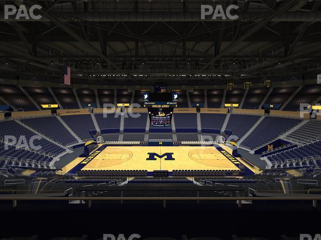 Seating view for Crisler Center Section 205