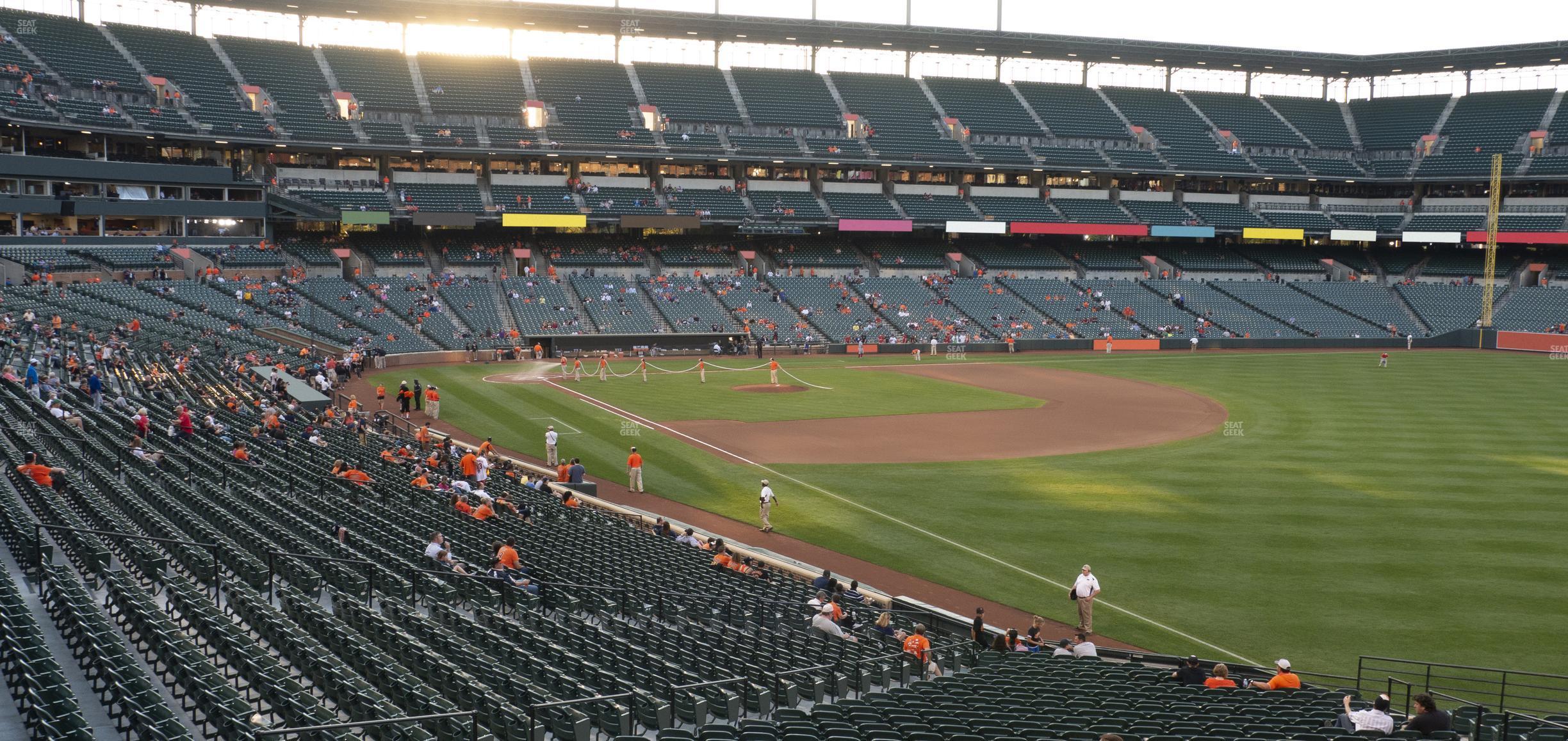 Seating view for Oriole Park at Camden Yards Section 7