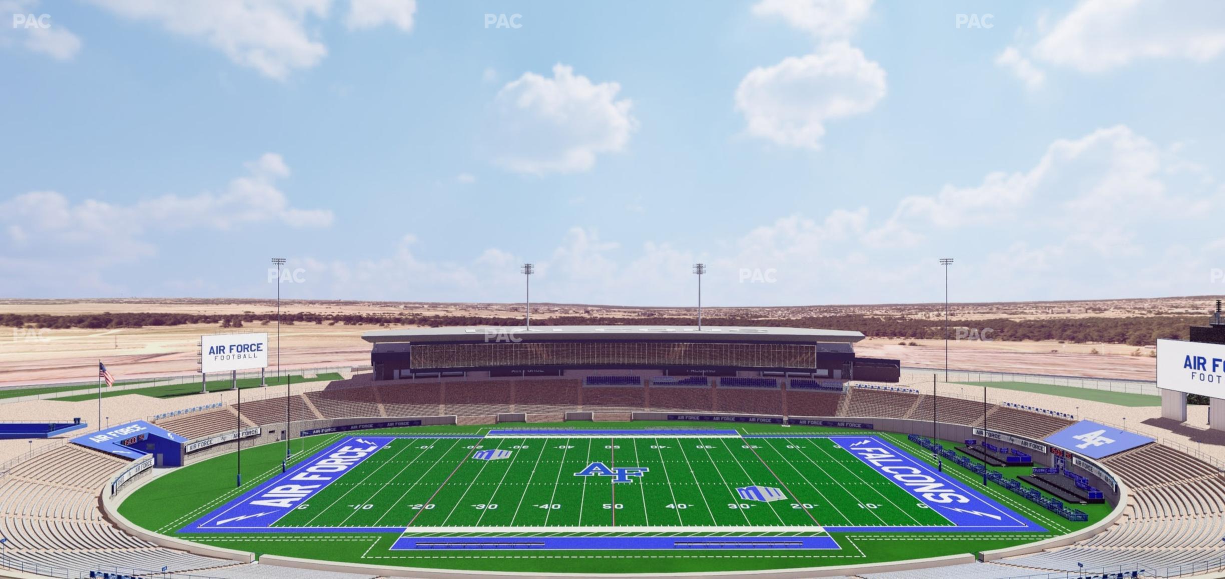 Seating view for Falcon Stadium Section Od 7