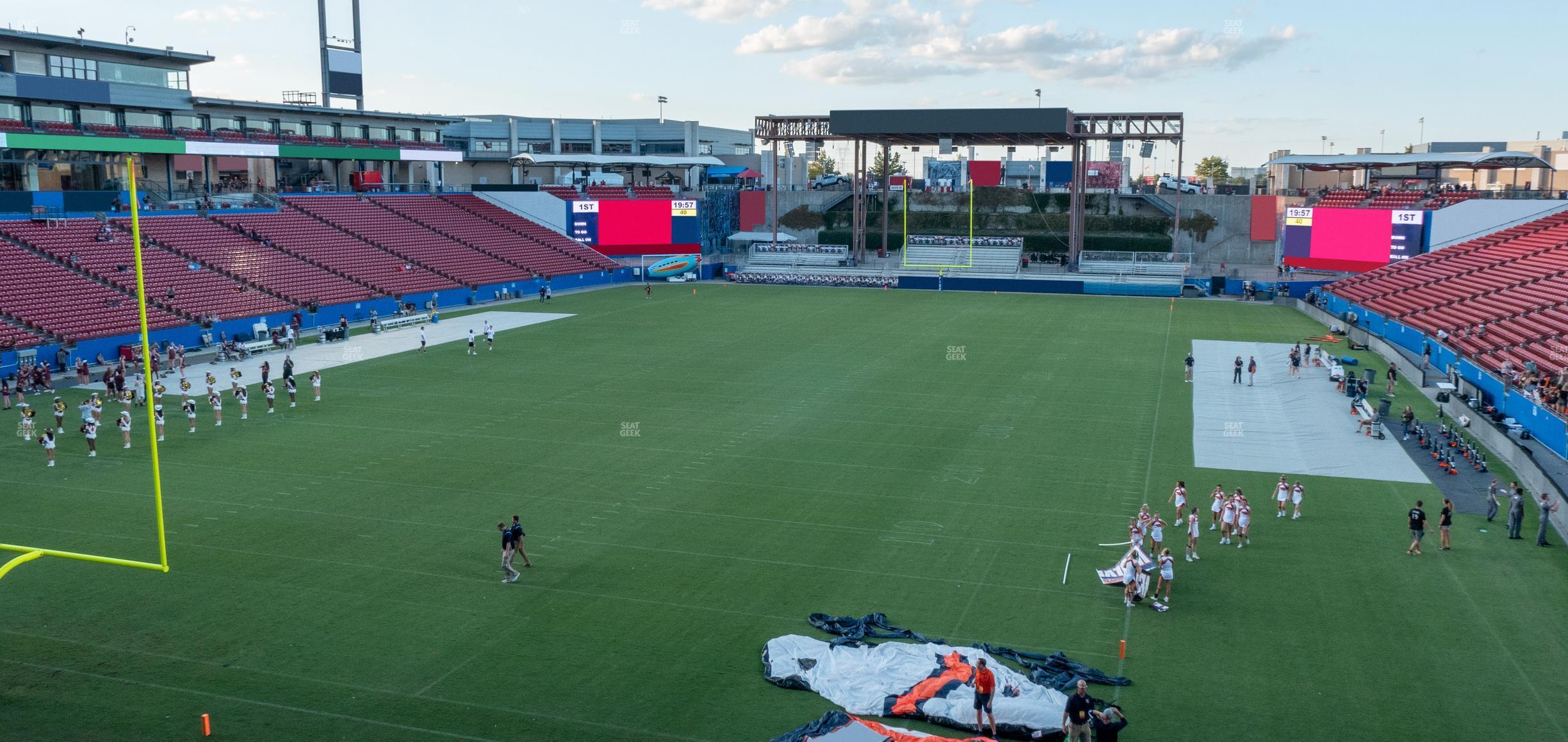 Seating view for Toyota Stadium Section 219