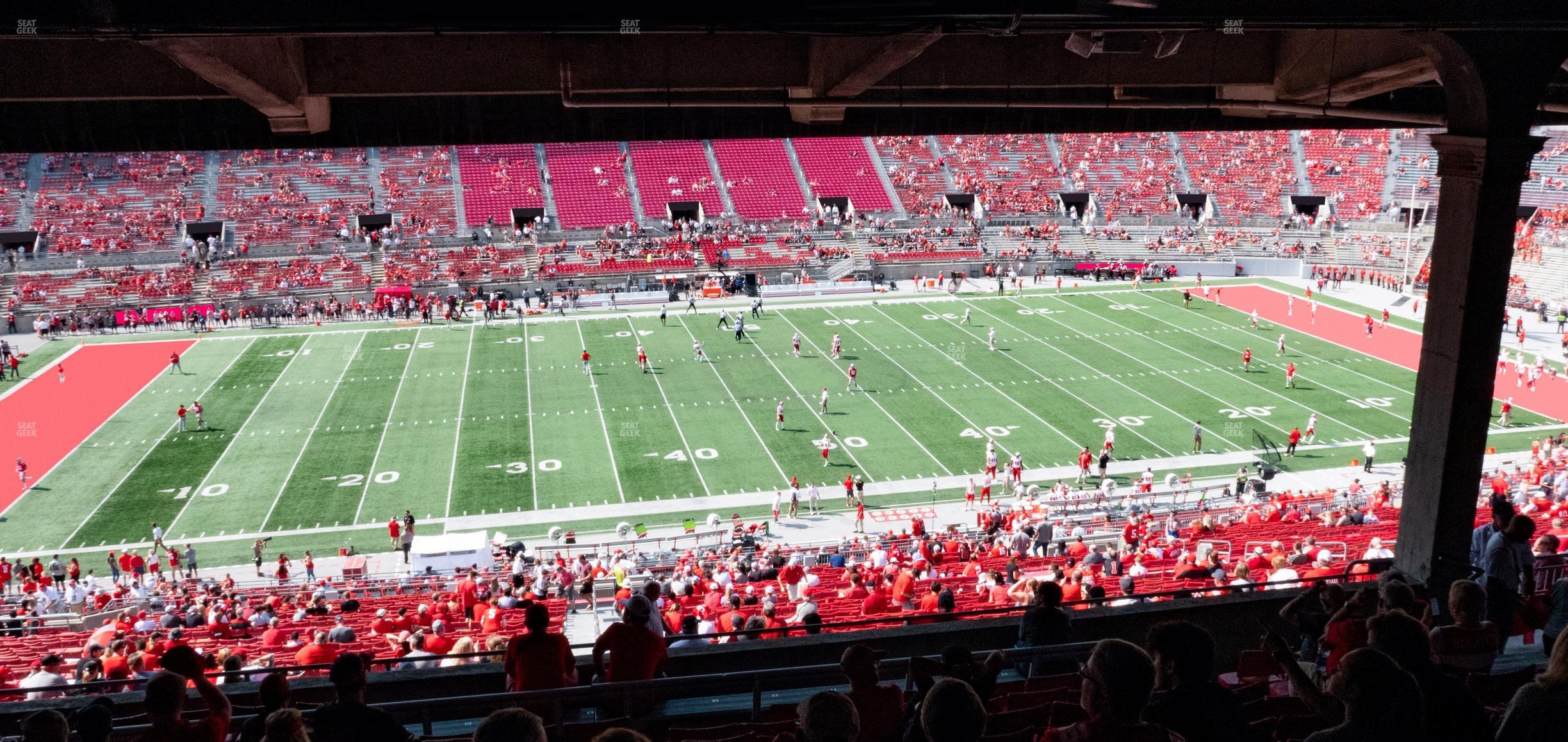 Seating view for Ohio Stadium Section 22 B