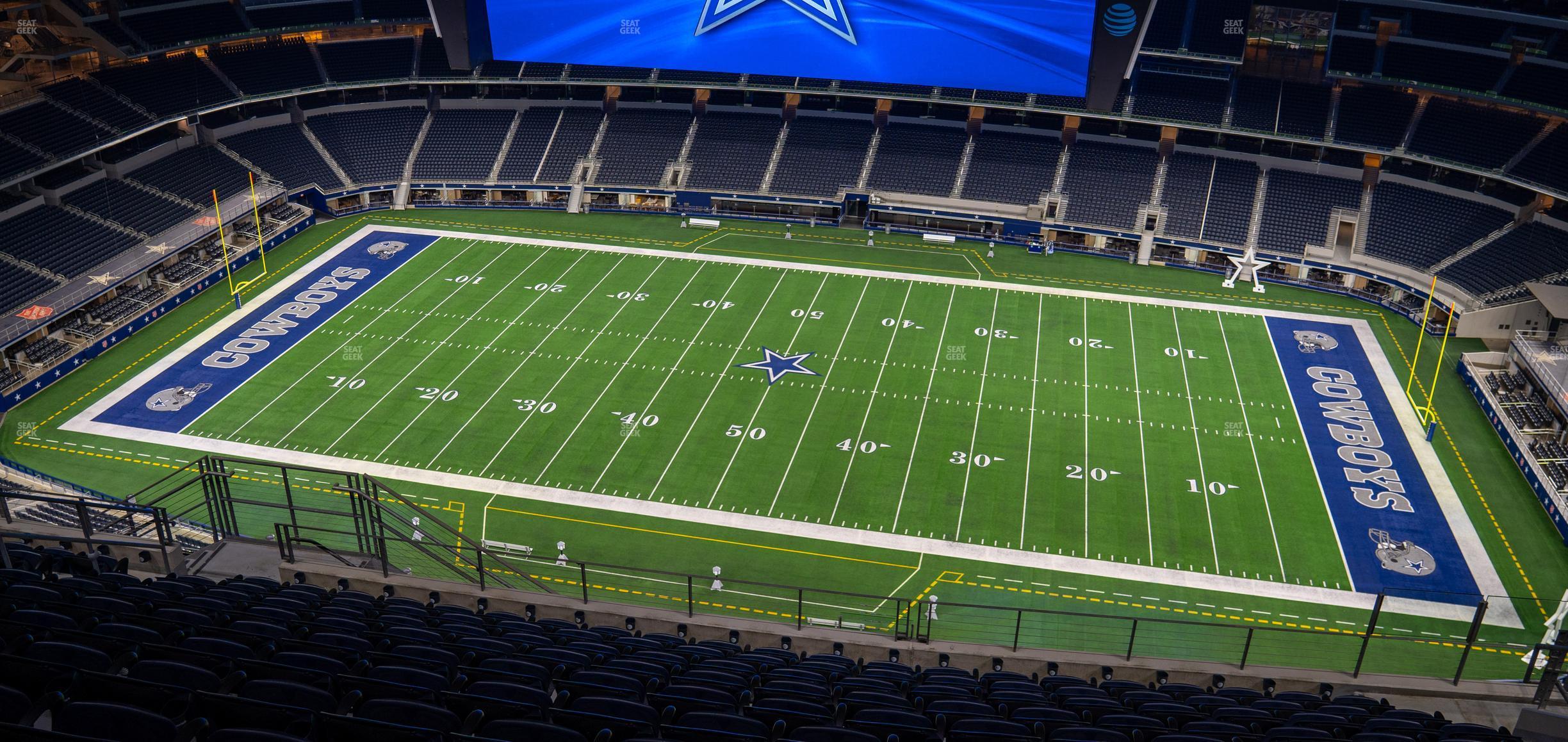 Seating view for AT&T Stadium Section 411