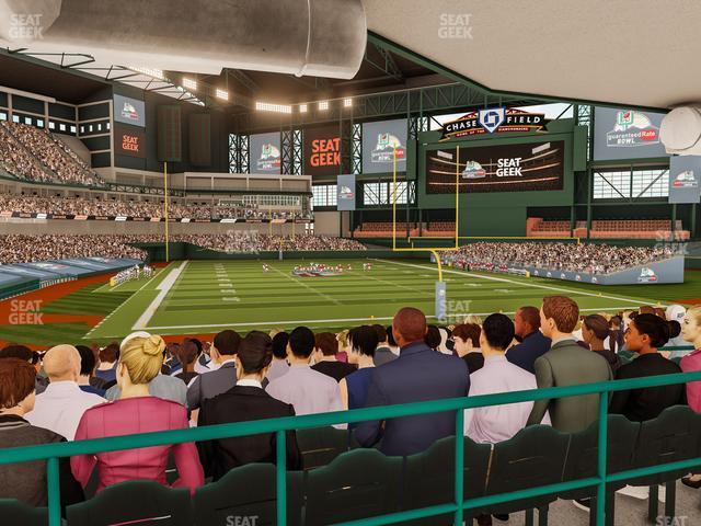 Seating view for Chase Field Section 118 W