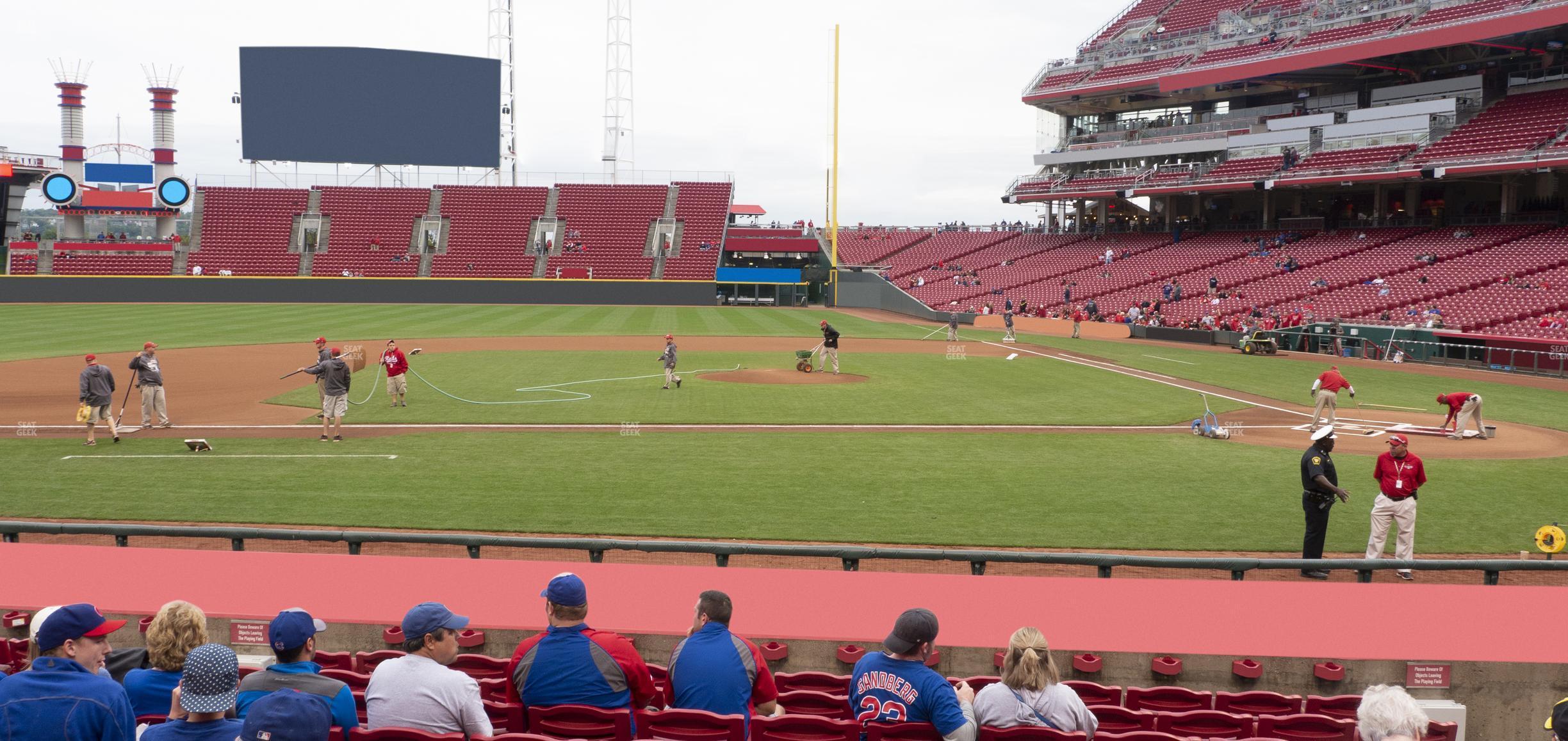 Seating view for Great American Ball Park Section 118