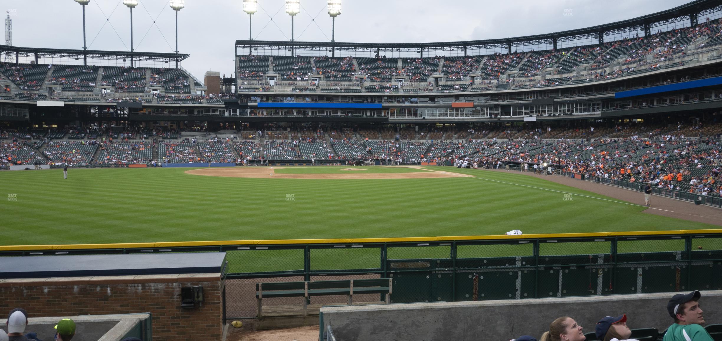 Seating view for Comerica Park Section 148