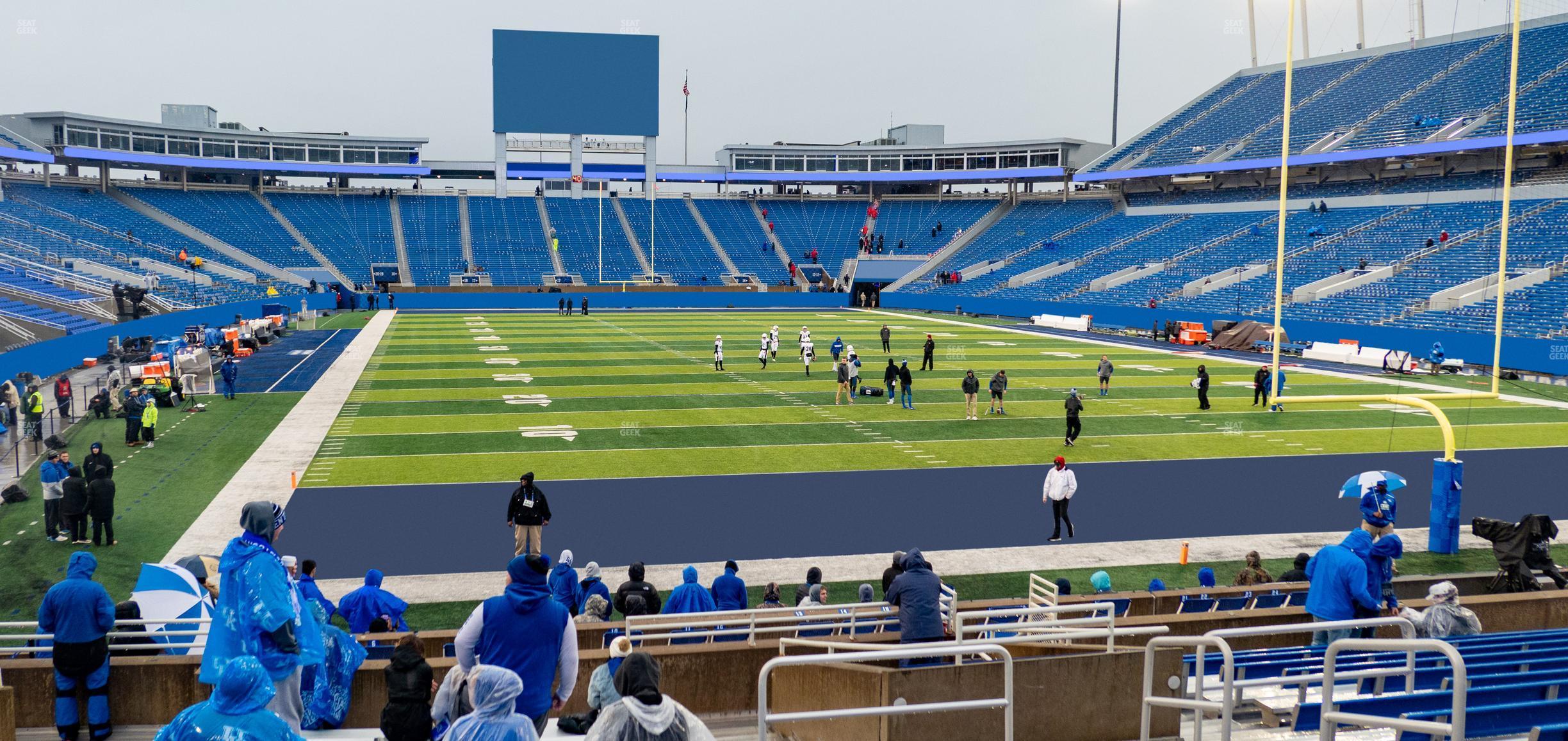 Seating view for Kroger Field Section 34