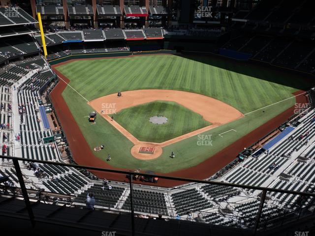 Seating view for Globe Life Field Section 315