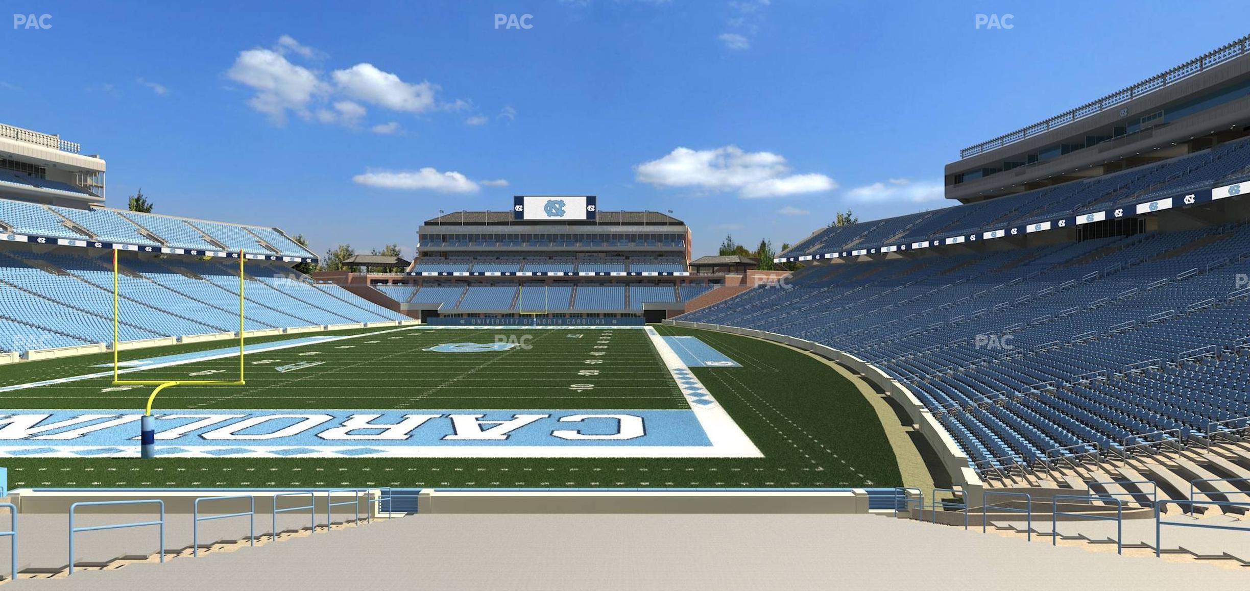 Seating view for Kenan Memorial Stadium Section 117