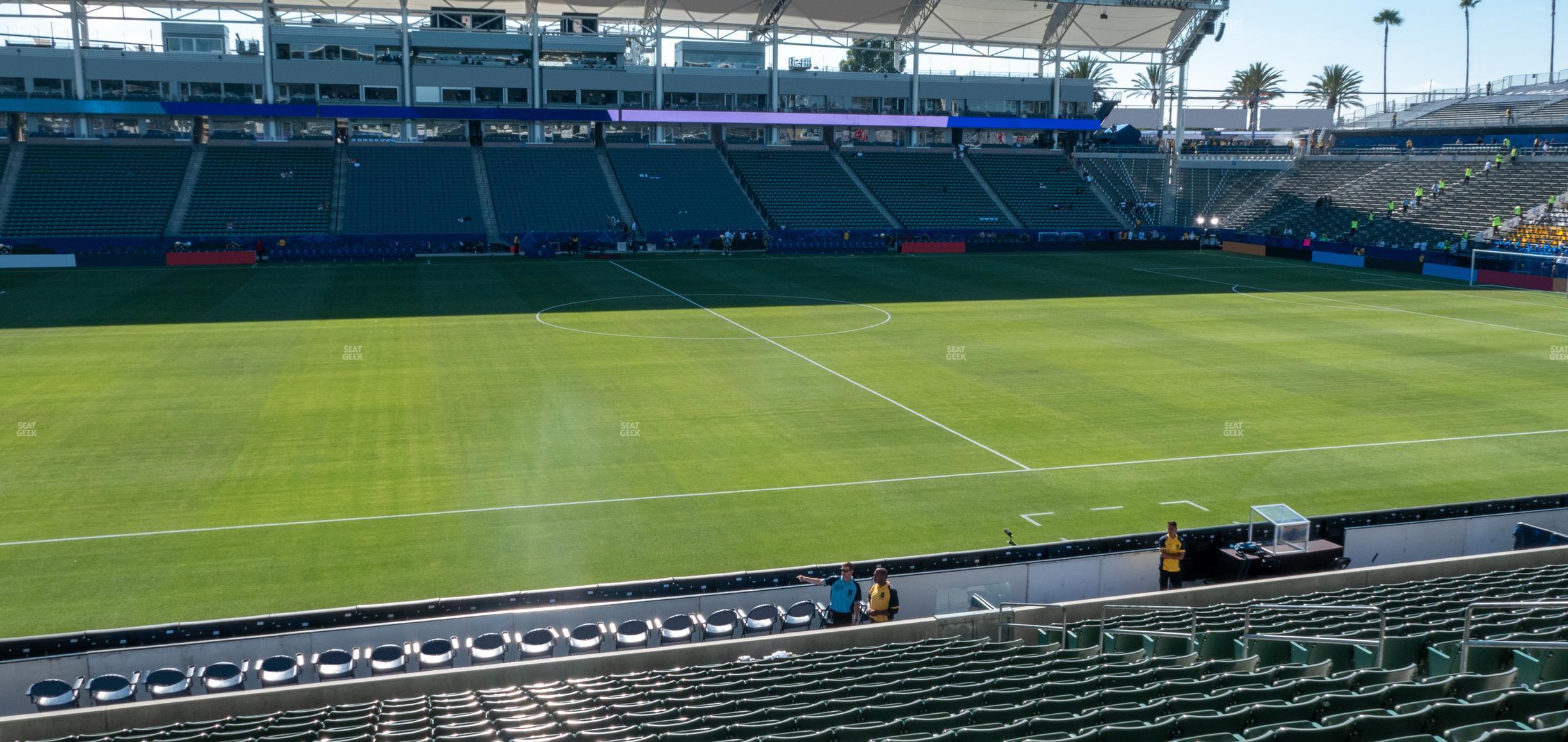 Seating view for Dignity Health Sports Park Section 133