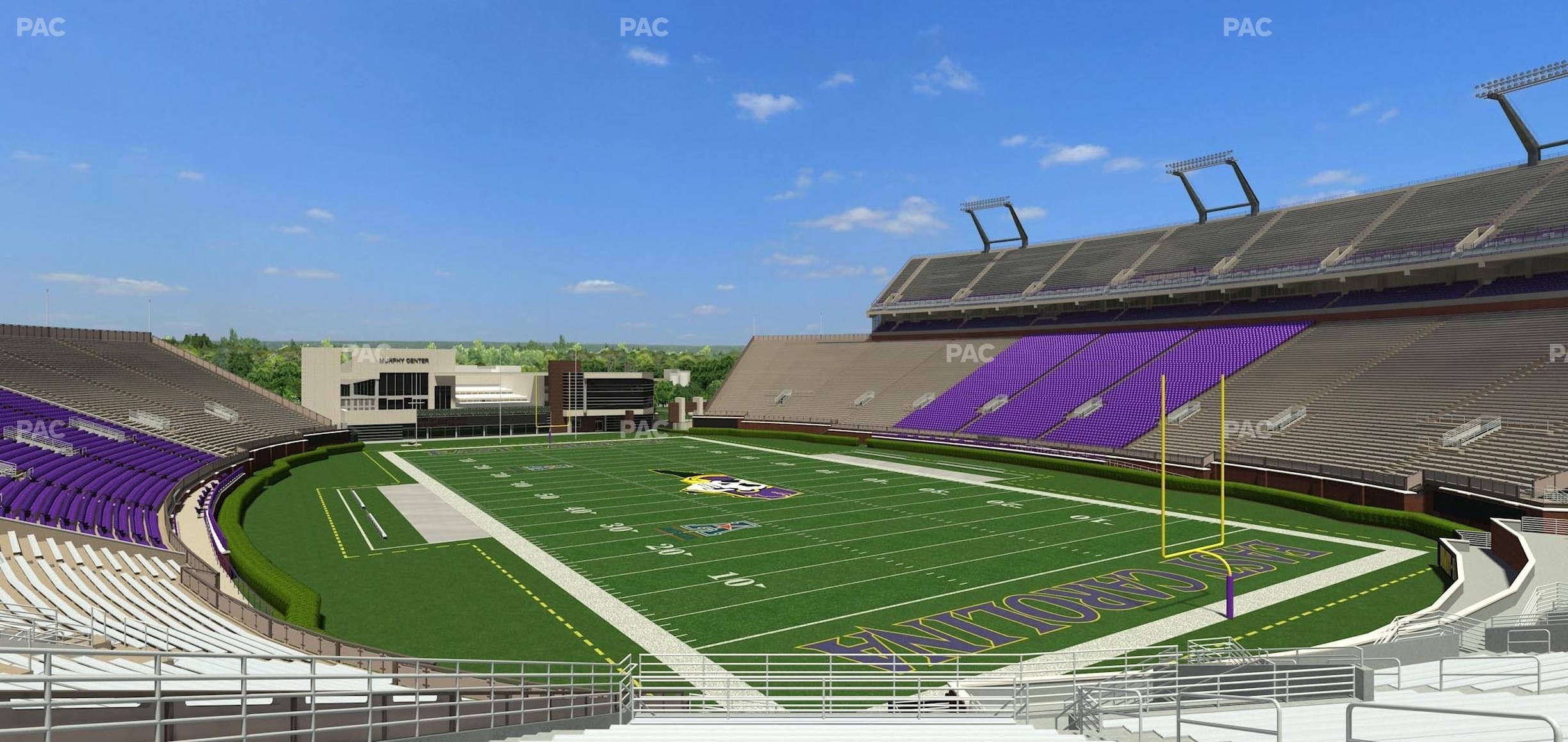 Seating view for Dowdy-Ficklen Stadium Section 31