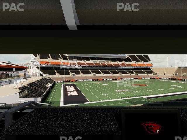 Seating view for Reser Stadium Section West Loge 33