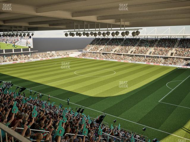 Seating view for CPKC Stadium Section South Perch