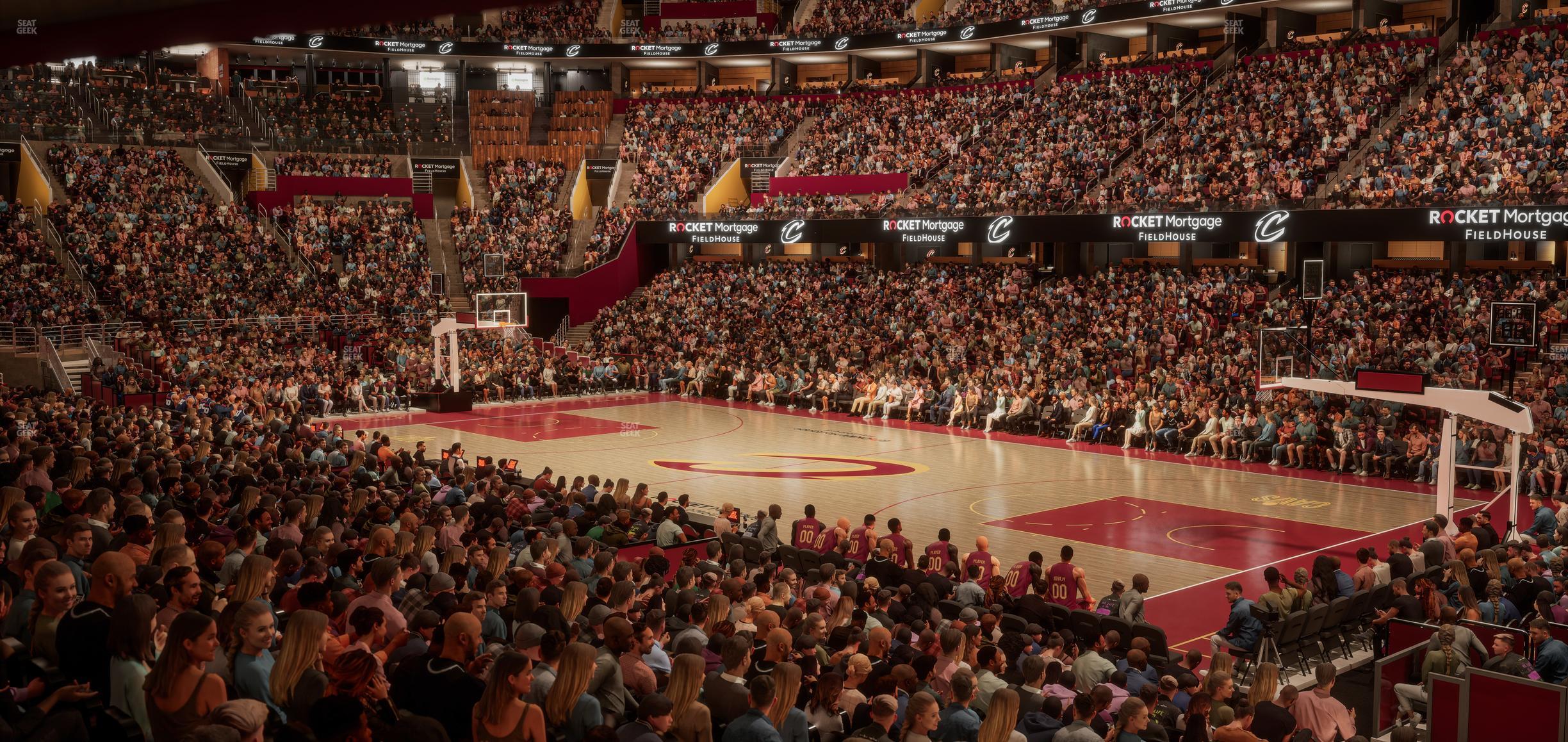 Seating view for Rocket Mortgage FieldHouse Section Founders Suite 2