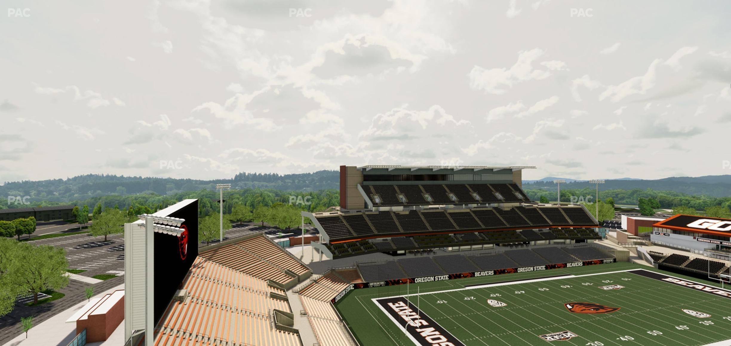 Seating view for Reser Stadium Section 227