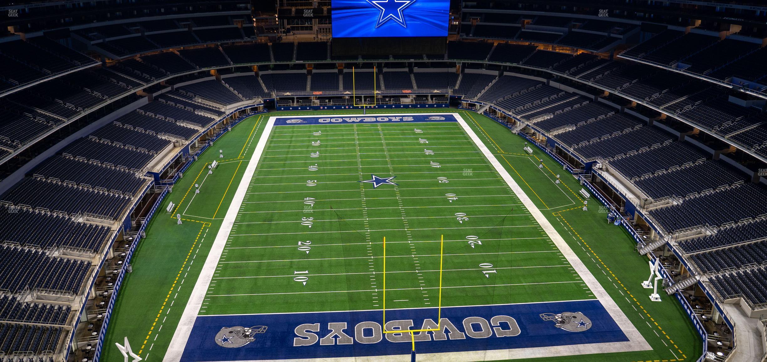 Seating view for AT&T Stadium Section 458