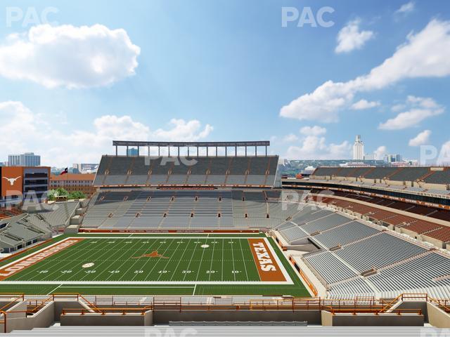 Seating view for Darrell K Royal - Texas Memorial Stadium Section 126