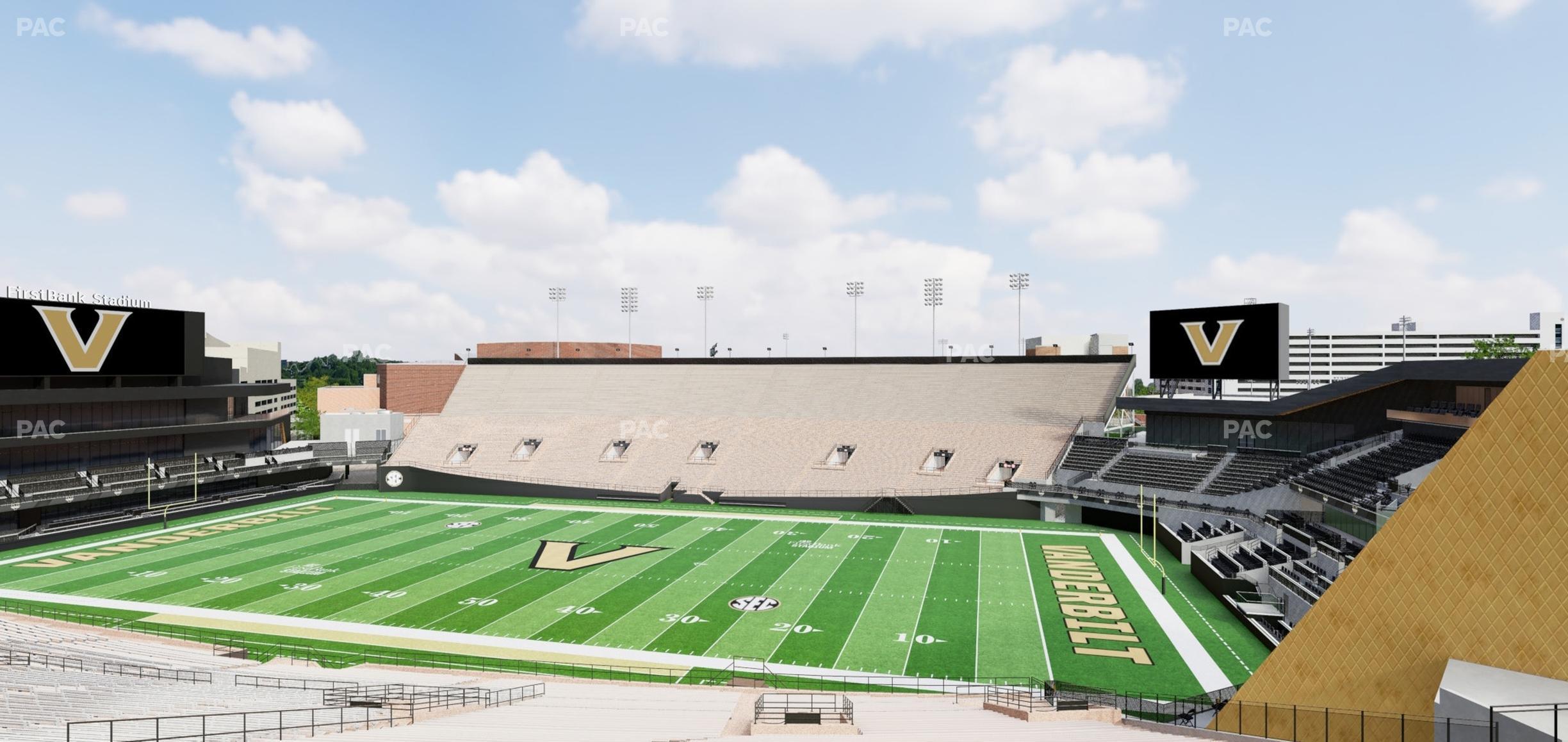 Seating view for FirstBank Stadium Section F