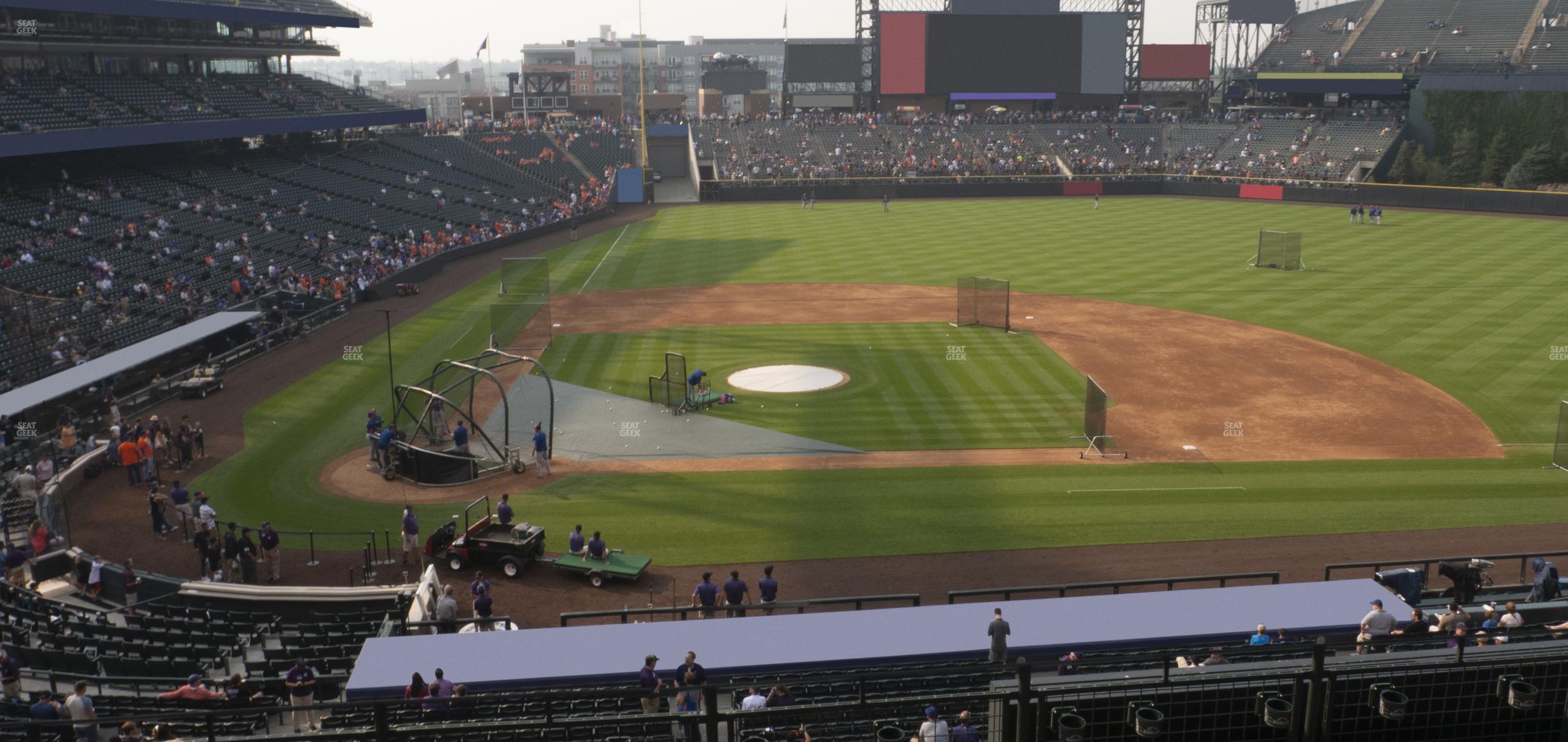 Seating view for Coors Field Section 225