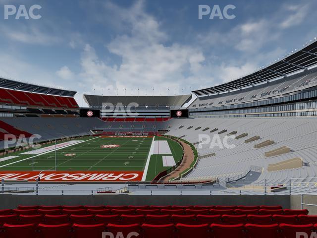 Seating view for Bryant Denny Stadium Section South Zone 3