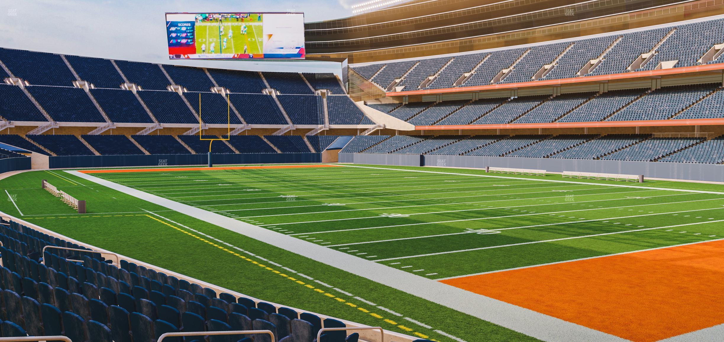 Seating view for Soldier Field Section 128