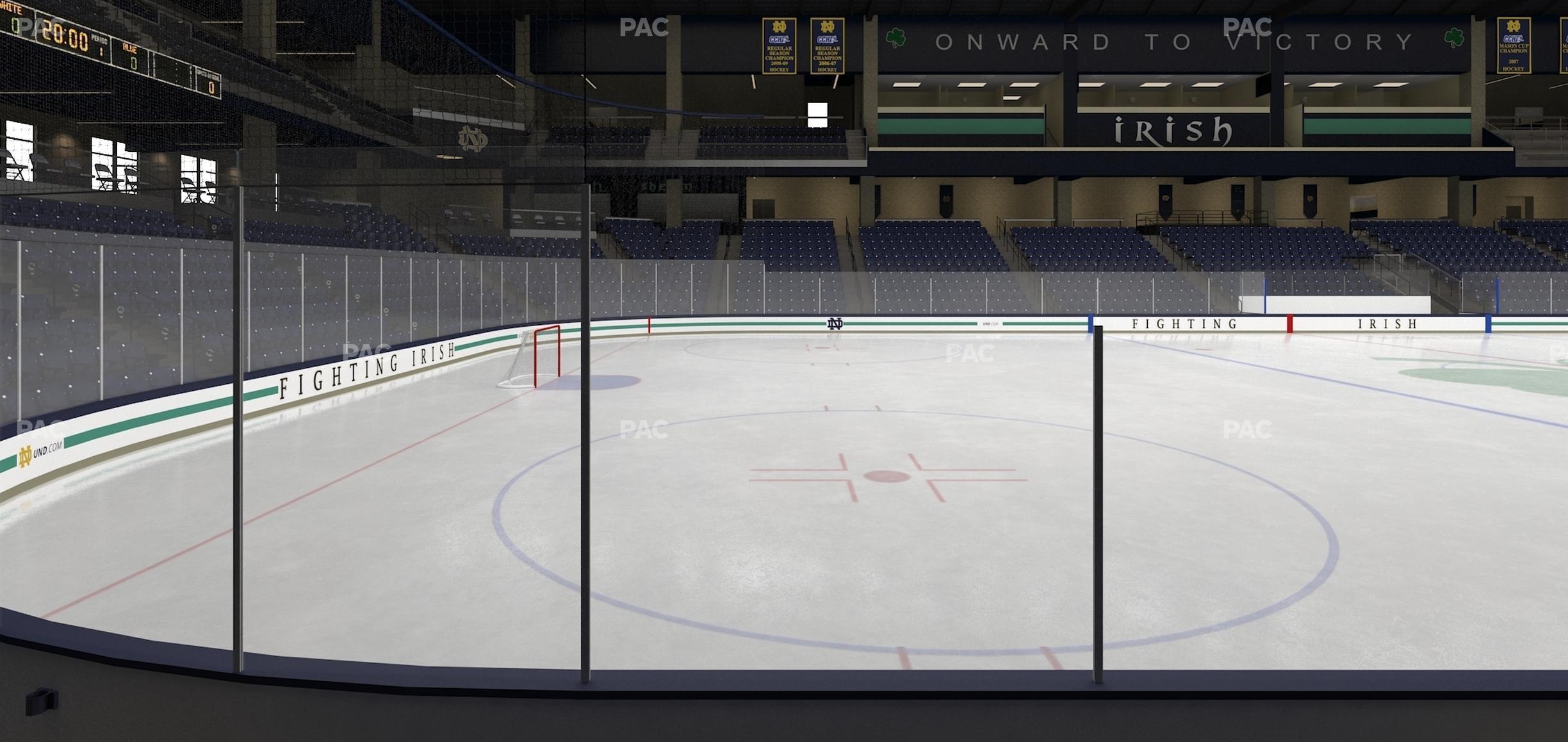 Seating view for Compton Family Ice Arena Section 18