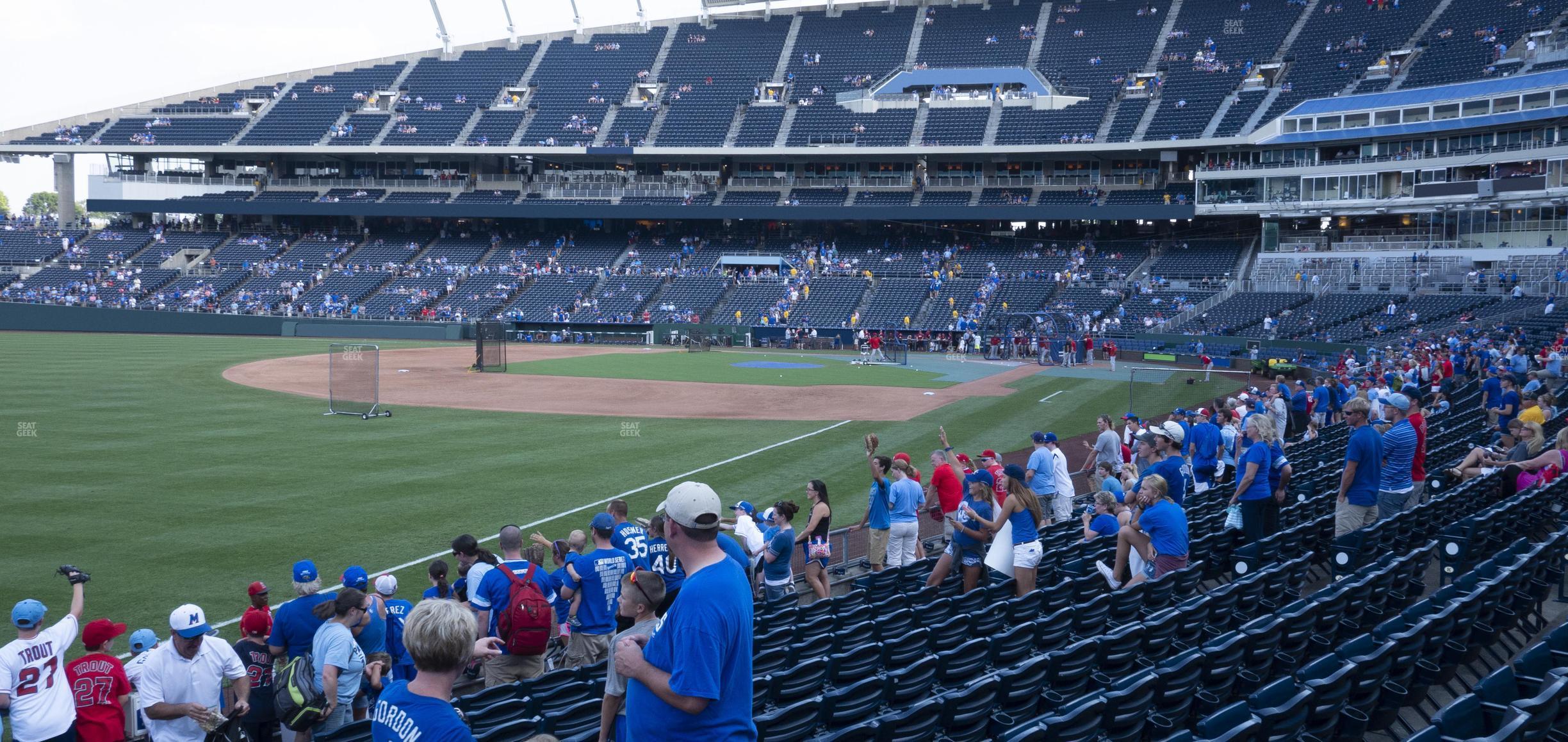 Seating view for Kauffman Stadium Section 111