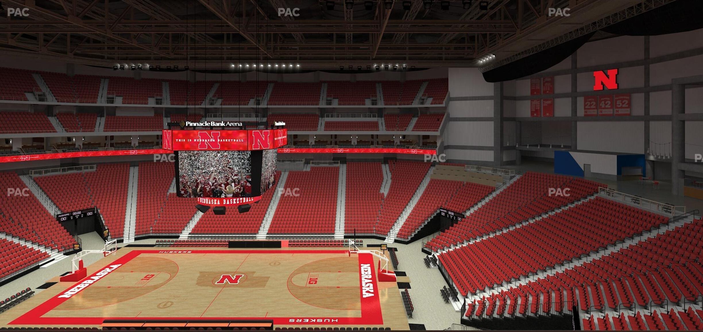 Seating view for Pinnacle Bank Arena Section 203