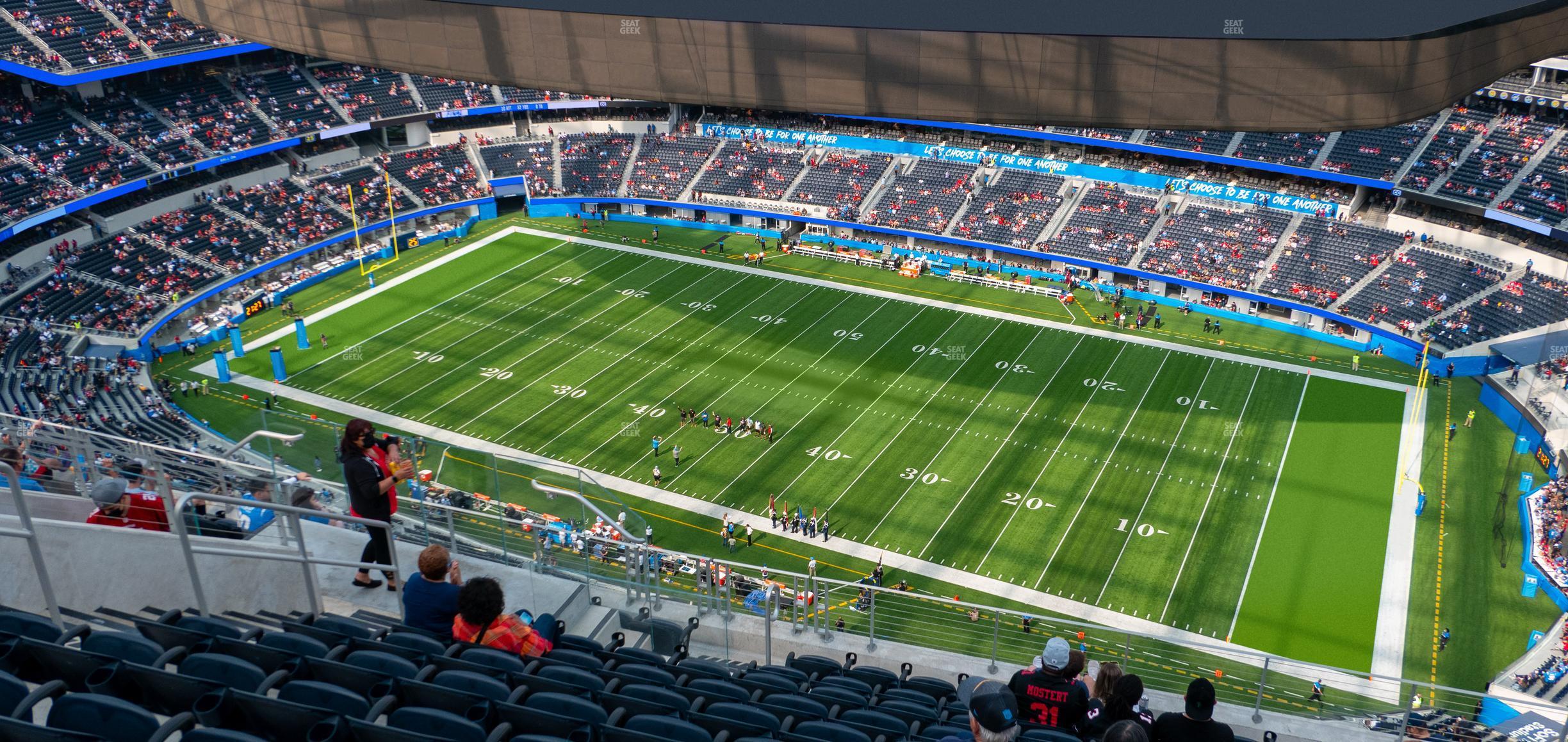 Seating view for SoFi Stadium Section 518