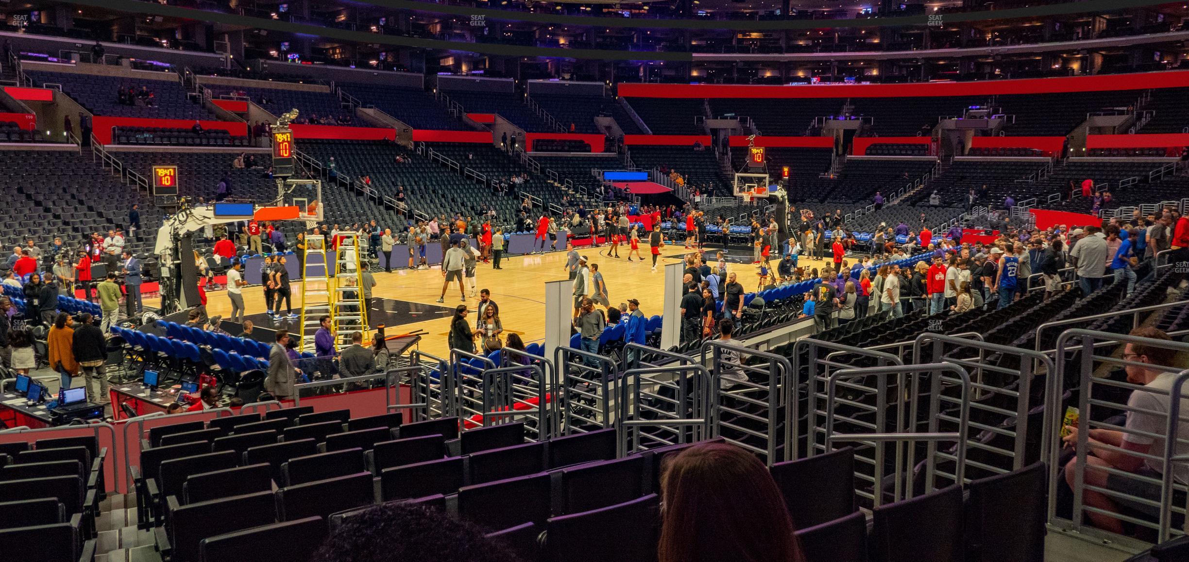 Seating view for Crypto.com Arena Section 114