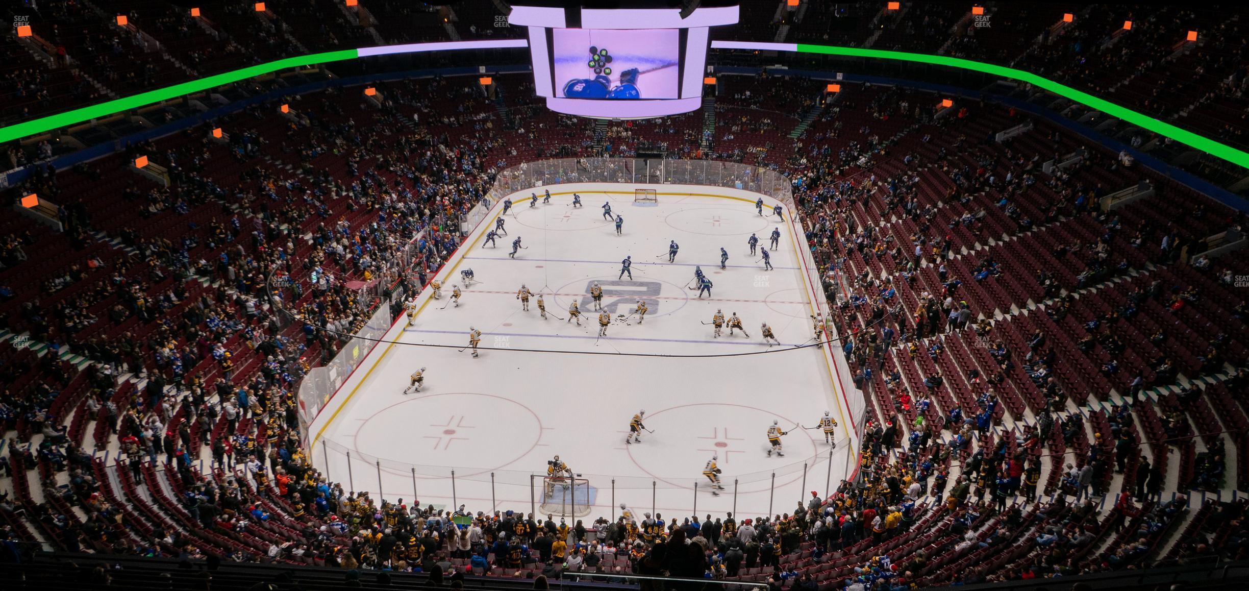 Seating view for Rogers Arena Section 400 E