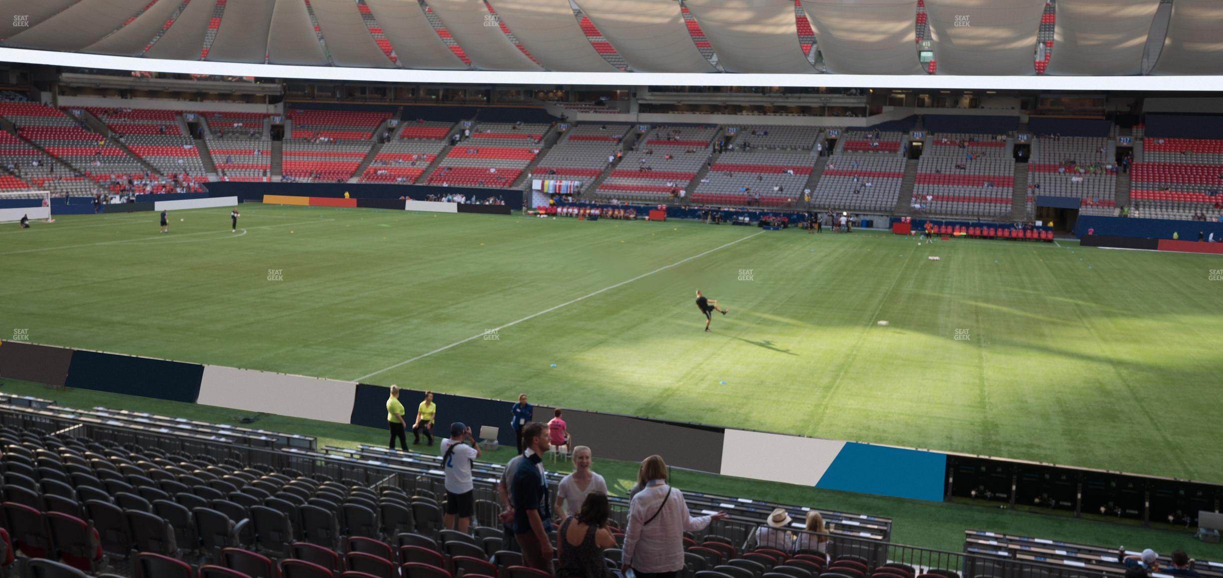 Seating view for BC Place Stadium Section 240