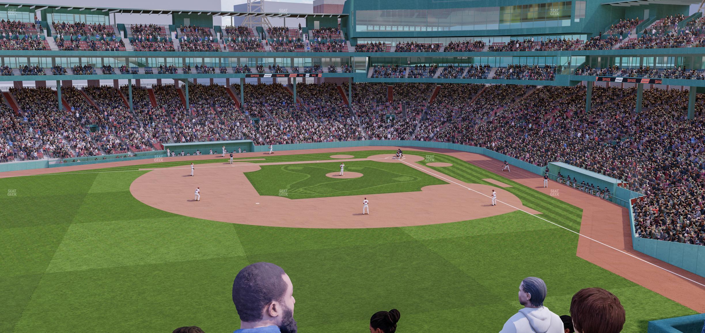 Seating view for Fenway Park Section Green Monster Sro