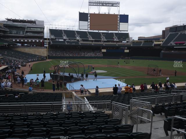 Seating view for Target Field Section 111