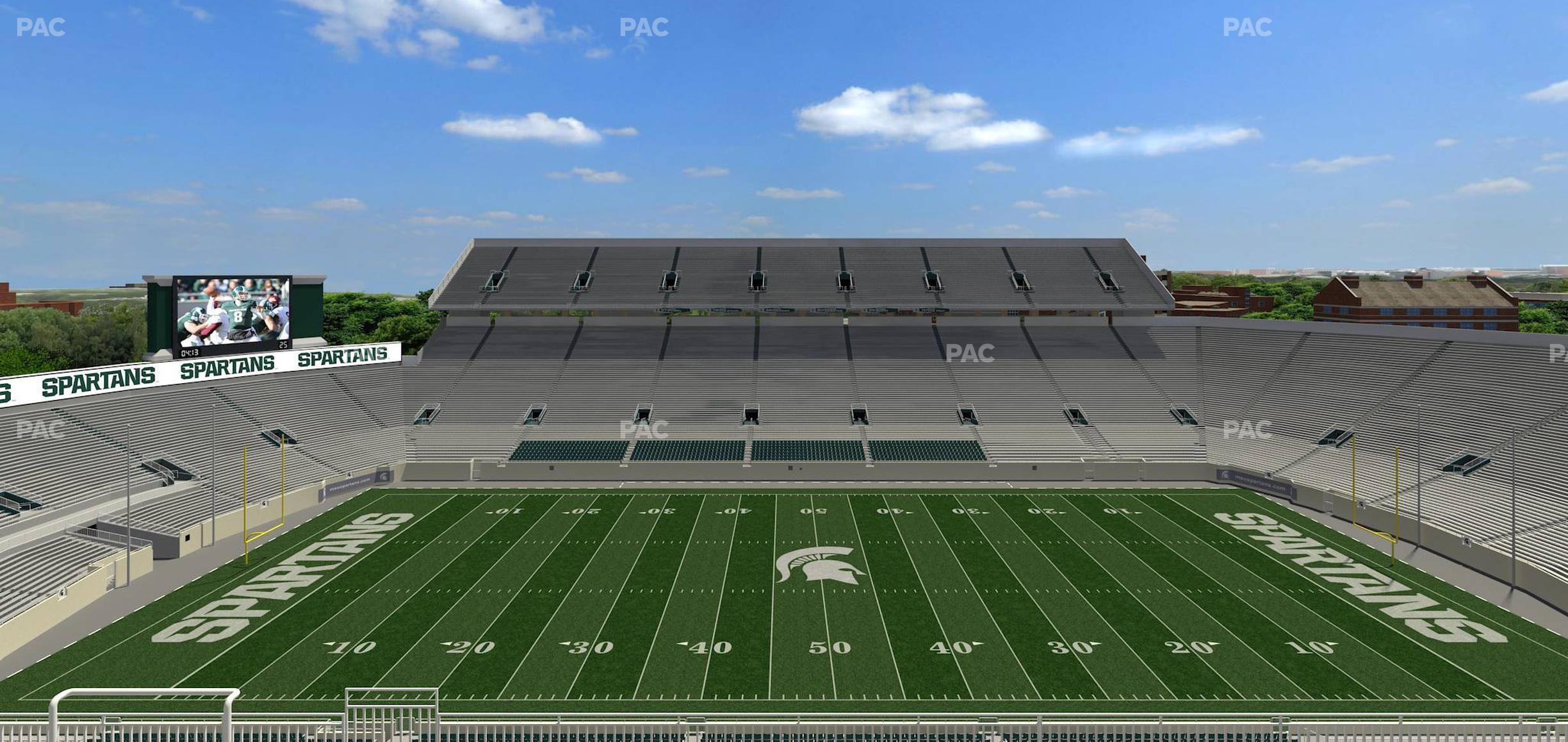 Seating view for Spartan Stadium (Michigan) Section 124