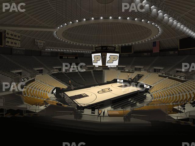 Seating view for Mackey Arena Section Upper 103