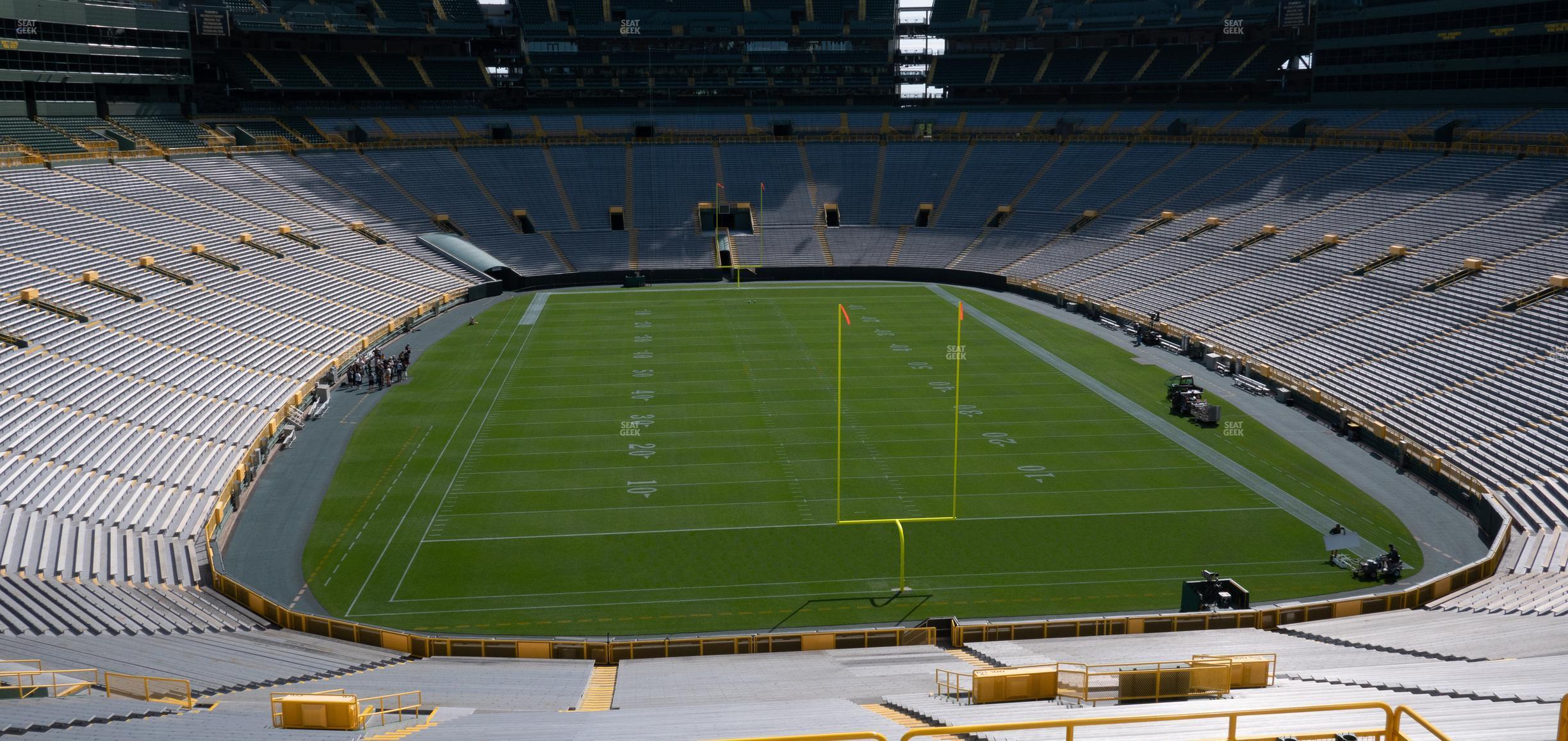 Seating view for Lambeau Field Section 303