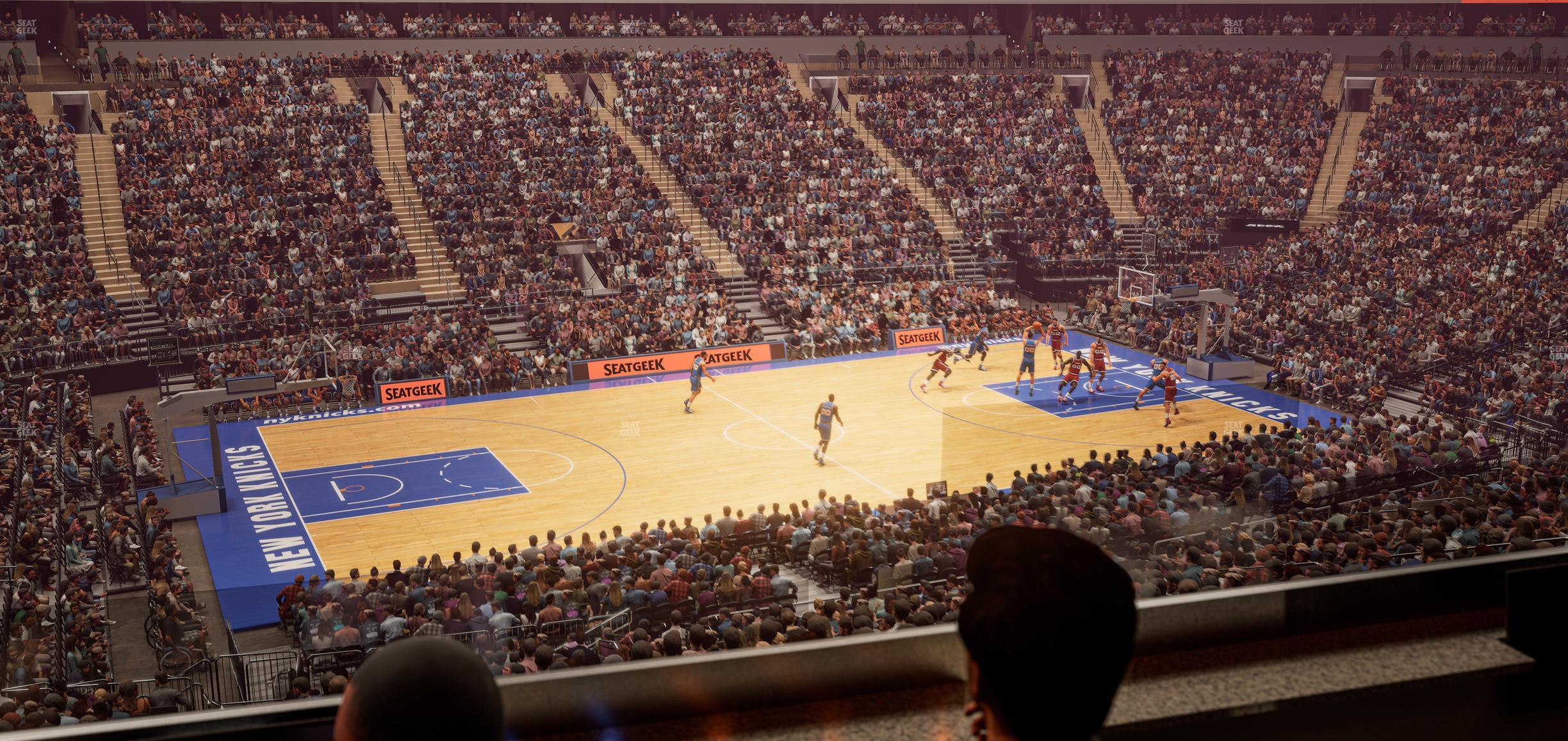 Seating view for Madison Square Garden Section Lexus Level Suite 9