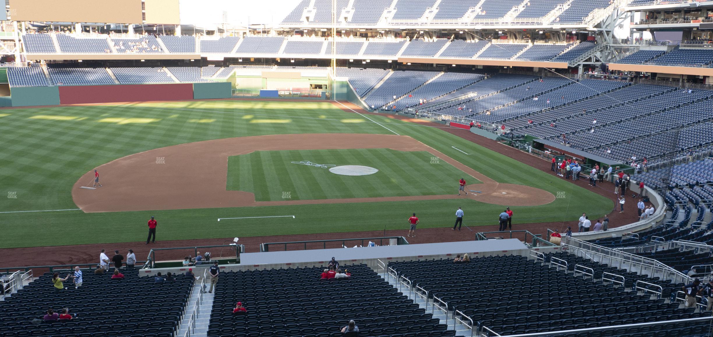 Seating view for Nationals Park Section Fis Champions Club 208