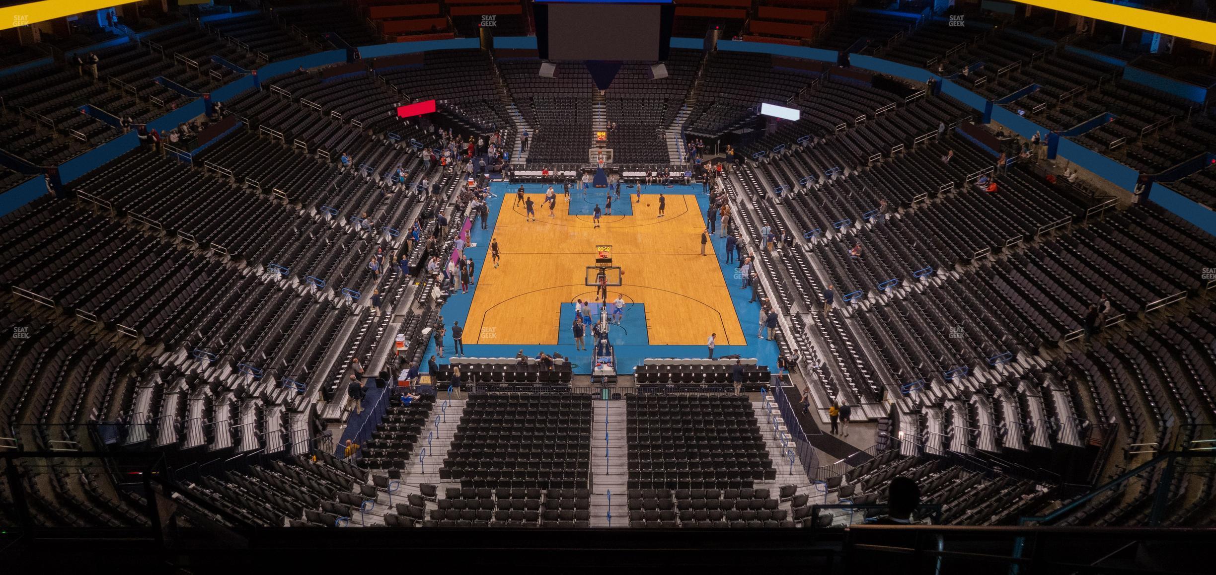 Seating view for Paycom Center Section 316