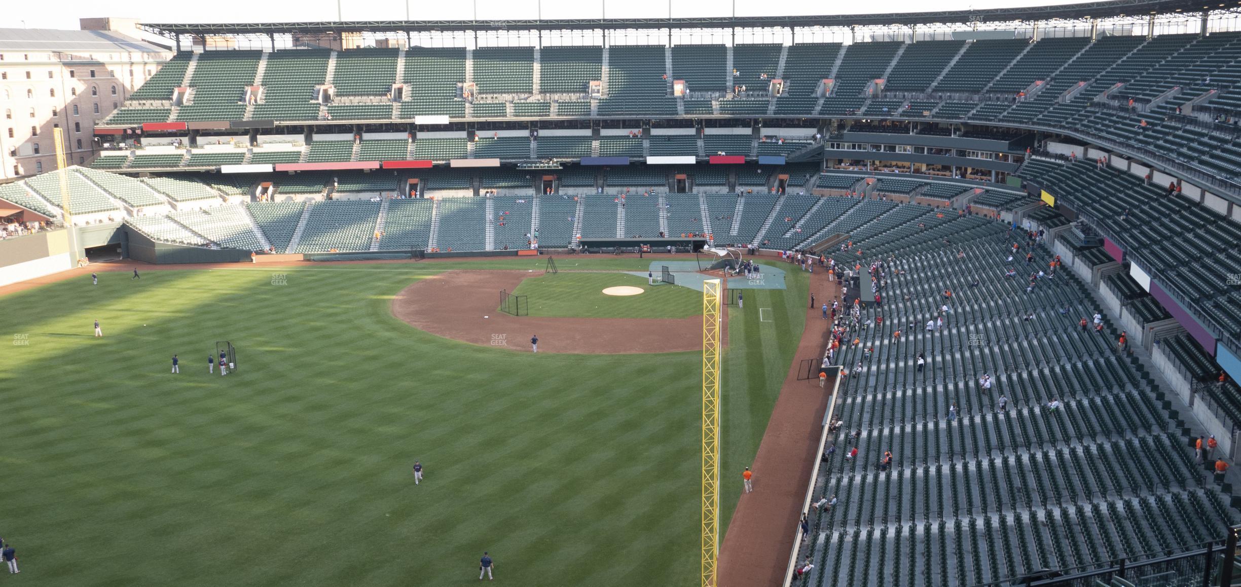 Seating view for Oriole Park at Camden Yards Section 378