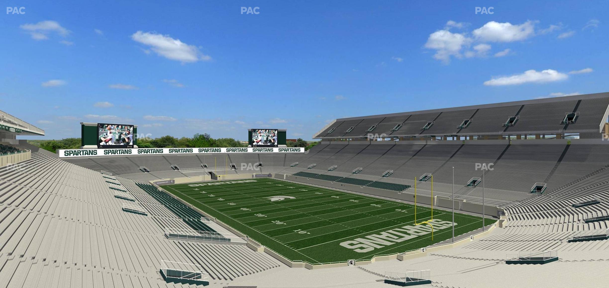 Seating view for Spartan Stadium (Michigan) Section 19