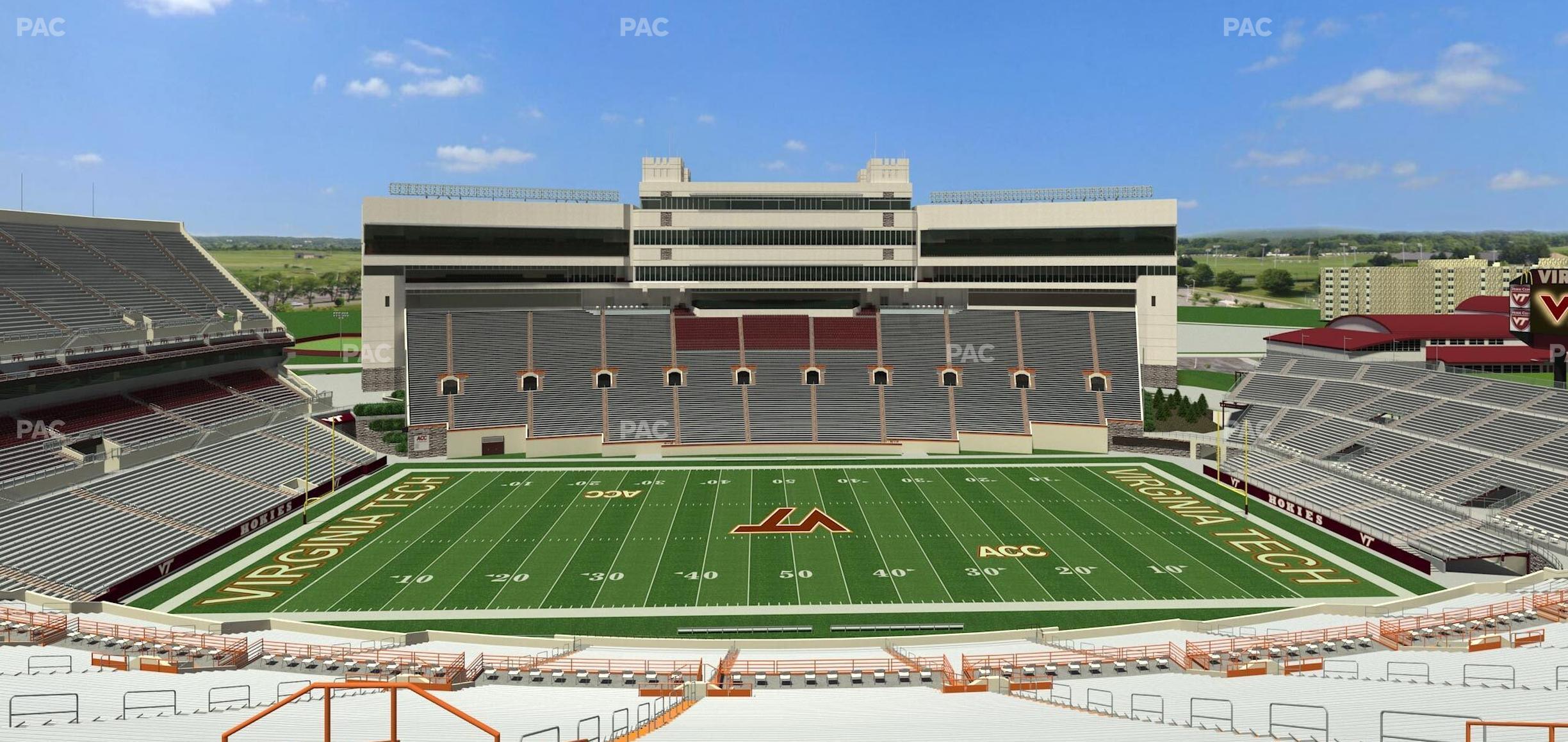 Seating view for Lane Stadium Section 231