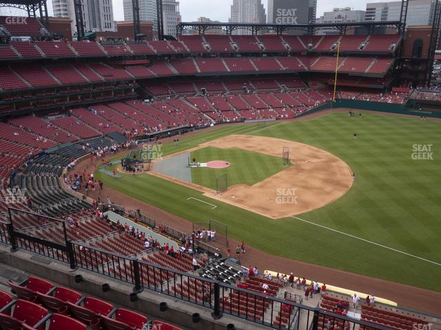 Seating view for Busch Stadium Section First Base Pavilion 339