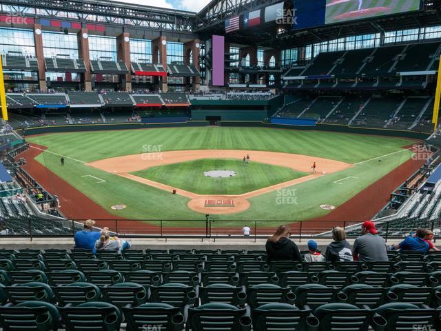 Seating view for Globe Life Field Section 114