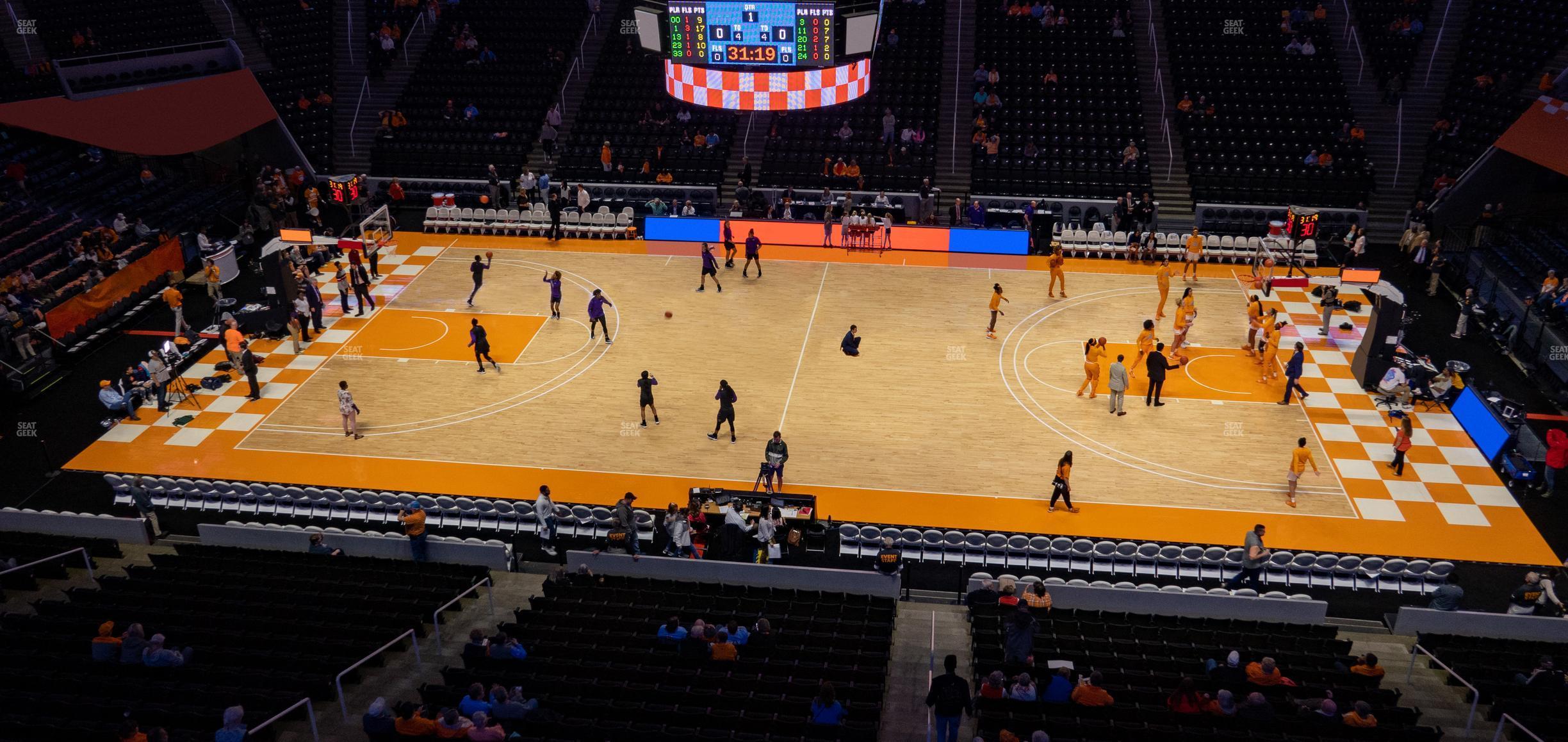 Seating view for Thompson-Boling Arena at Food City Center Section 320