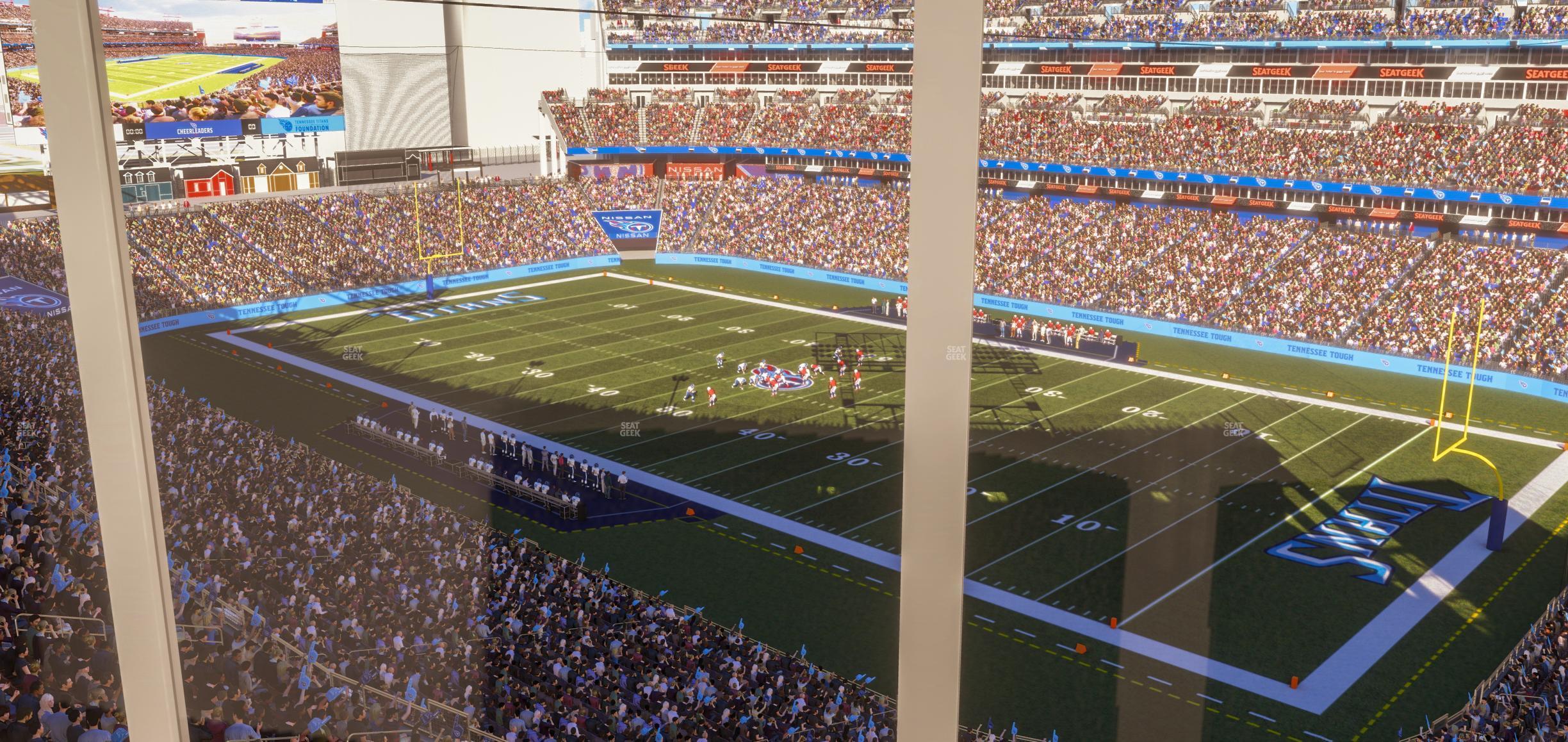 Seating view for Nissan Stadium Section Suite 655 W