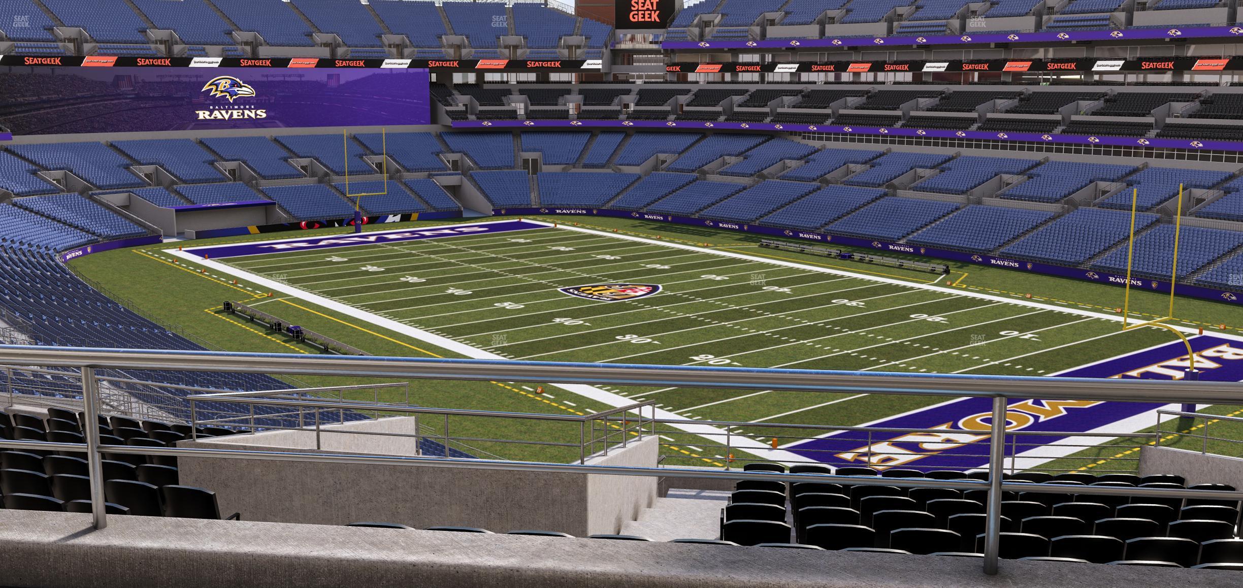 Seating view for M&T Bank Stadium Section Suite 304