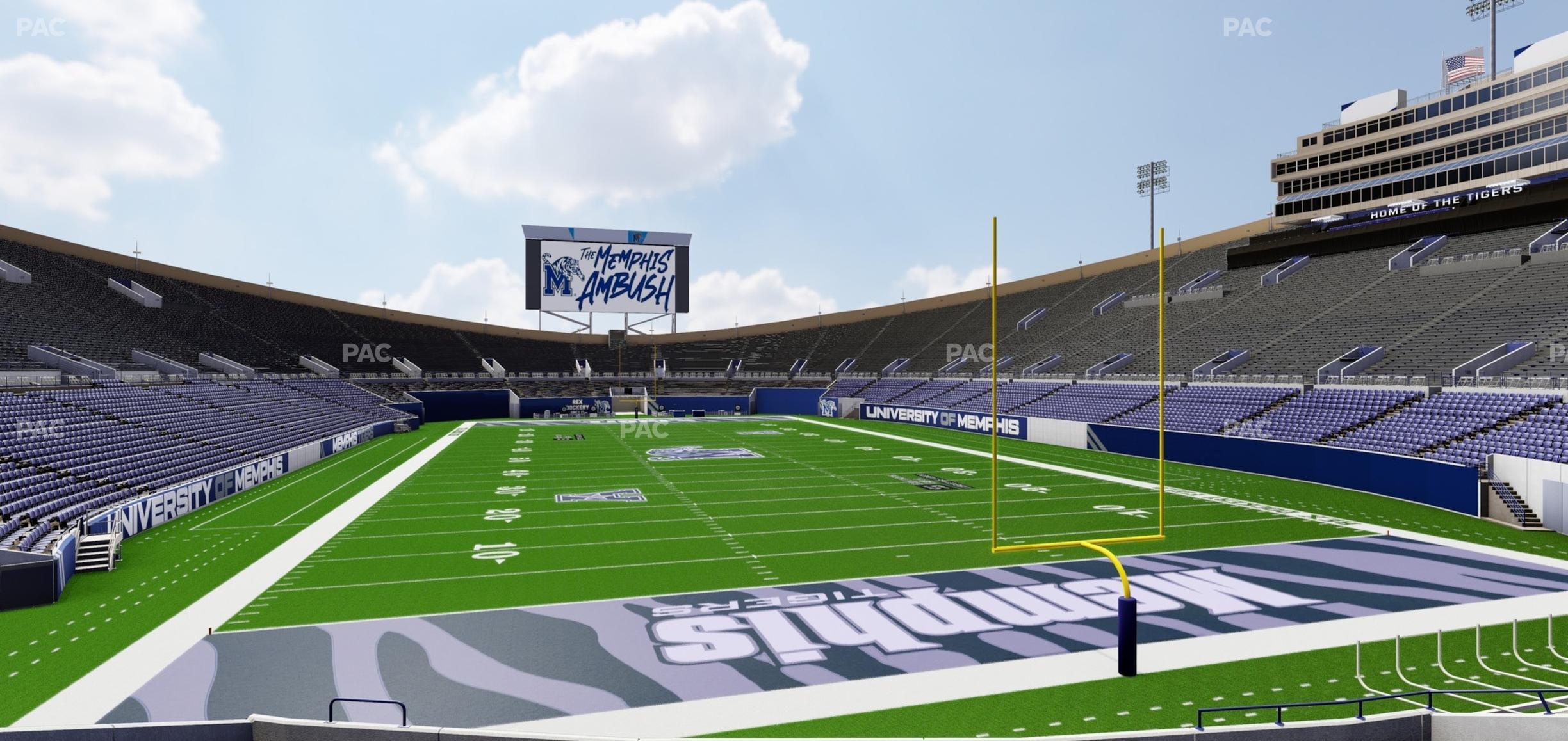 Seating view for Simmons Bank Liberty Stadium Section Box 114