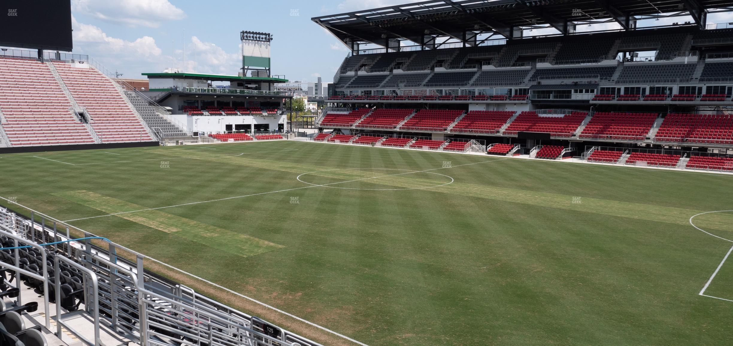 Seating view for Audi Field Section 124