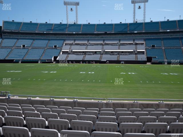 Seating view for EverBank Stadium Section Gallagher Club 9